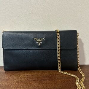 Prada Black Leather wallet